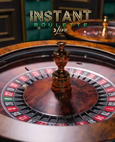 Instant Roulette game with roulette wheel and ball