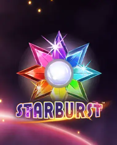 Starburst logo with vibrant neon colors